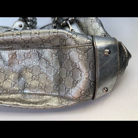 Rare Silver Gucci Guccisima Pelham - Picture 8 of 16